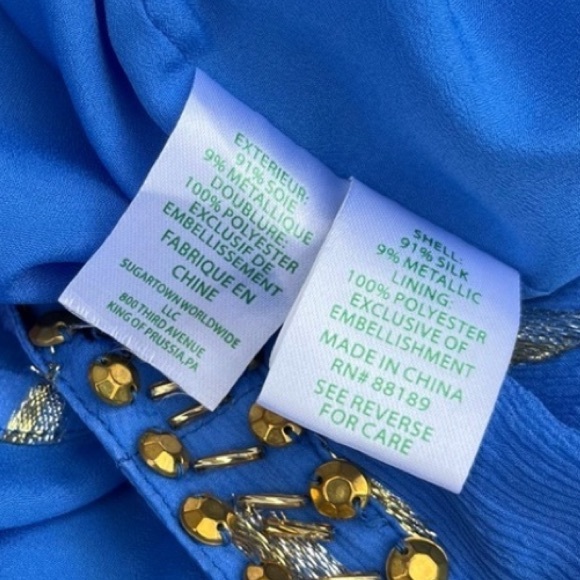 Lily Pulitzer- Ariele silk romper, blue - Picture 5 of 10